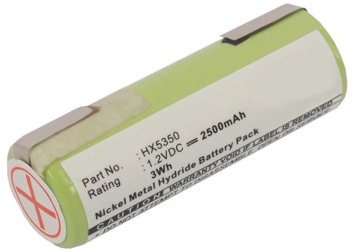 Batteries N Accessories BNA-WB-H7416 Toothbrush Battery - Ni-MH, 1.2V, 2500 mAh, Ultra High Capacity Battery - Replacement for Braun 1008 Battery