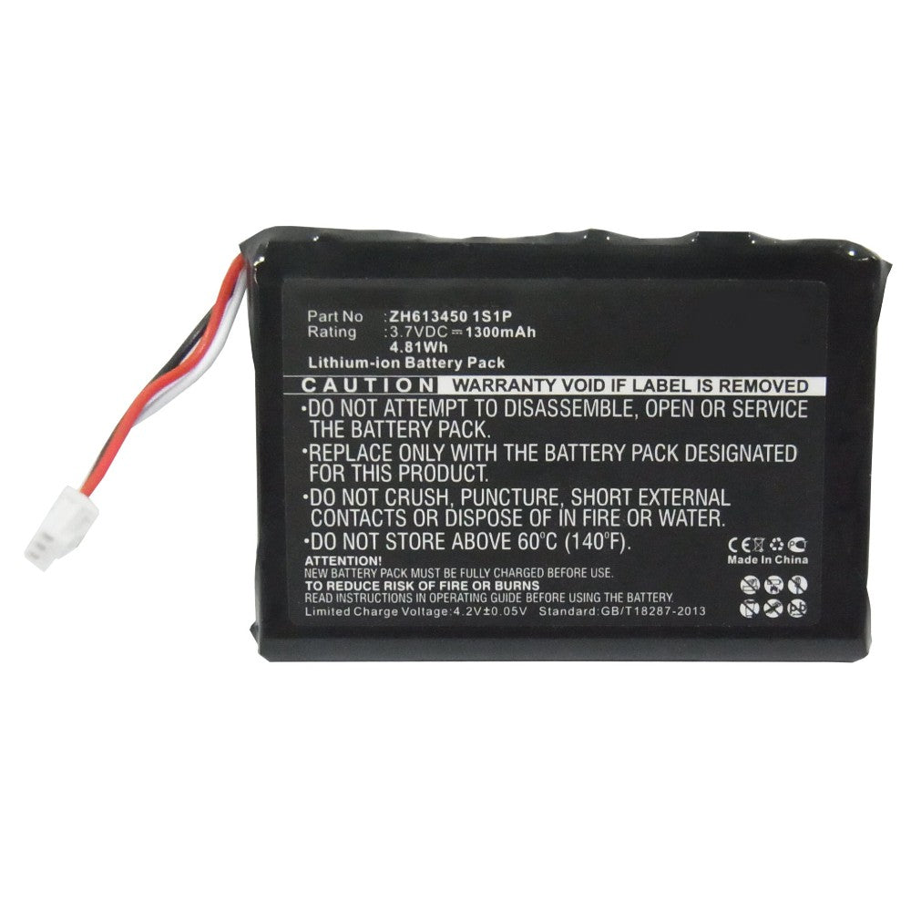Batteries N Accessories BNA-WB-L7111 Amplifier Battery - Li-Ion, 3.7V, 1300 mAh, Ultra High Capacity Battery - Replacement for JDS Labs ZH6134501S1P Battery
