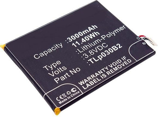 Batteries N Accessories BNA-WB-P1548 Wifi Hotspot Battery - Li-Pol, 3.8V, 3000 mAh, Ultra High Capacity Battery - Replacement for Alcatel TLp030B2 Battery