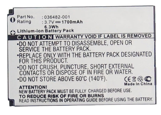 Batteries N Accessories BNA-WB-L7415 Thermal Electric Battery - Li-Ion, 3.7V, 1700 mAh, Ultra High Capacity Battery - Replacement for Columbia 036481-001 Battery