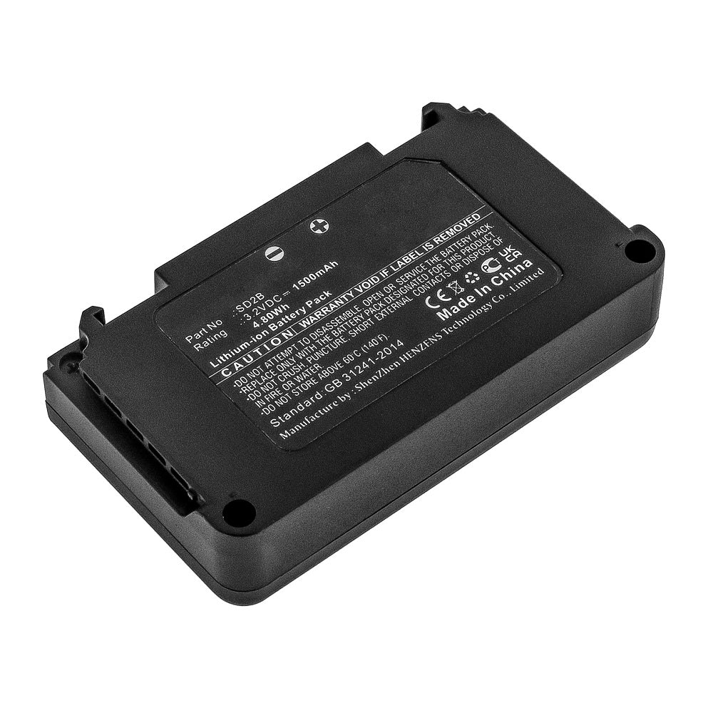 Batteries N Accessories BNA-WB-L13626 Microphone Battery - Li-ion, 3.2V, 1500mAh, Ultra High Capacity - Replacement for Sony SD2B Battery