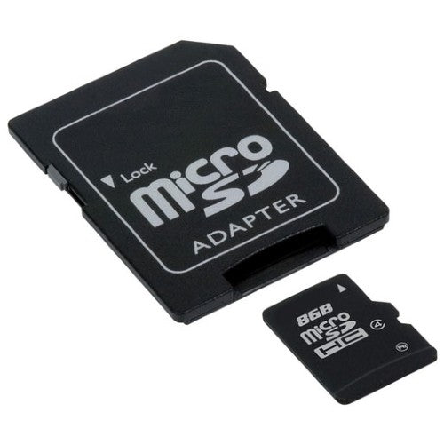 Batteries N Accessories BNA-WB-MSD8GB 8 GB microSD Memory Card with SD Adapter