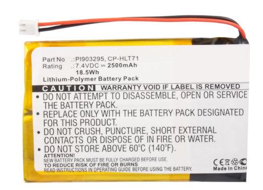 Batteries N Accessories BNA-WB-P7184 DVB-T Battery - Li-Pol, 7.4V, 2500 mAh, Ultra High Capacity Battery - Replacement for Digital Prisim CP-HLT71 Battery