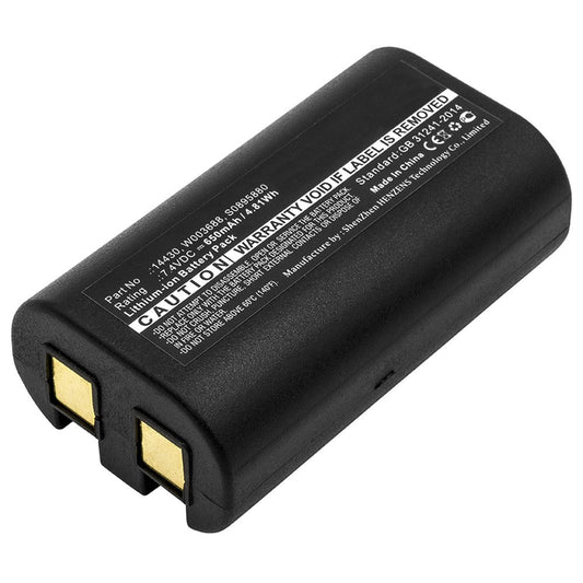 Batteries N Accessories BNA-WB-L7287 Mobile Printer Battery - Li-Ion, 7.4V, 650 mAh, Ultra High Capacity Battery - Replacement for 3M 14430 Battery