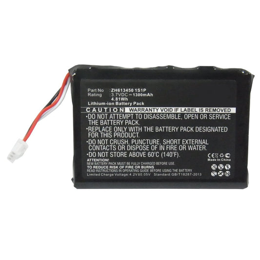 Batteries N Accessories BNA-WB-L7111 Amplifier Battery - Li-Ion, 3.7V, 1300 mAh, Ultra High Capacity Battery - Replacement for JDS Labs ZH6134501S1P Battery