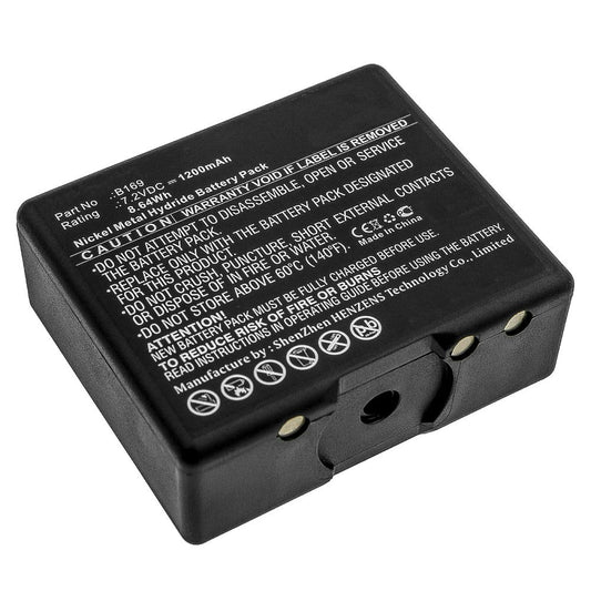Batteries N Accessories BNA-WB-H9775 2-Way Radio Battery - Ni-MH, 7.2V, 1200mAh, Ultra High Capacity - Replacement for Bosch B169 Battery